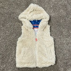 Mini Boden Toddler Sherpa Vest, size 2-3Y